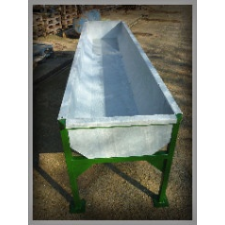  Szm etető, itató vályú szarvasmarha, marha 250x30x60 cm, Tüzihorganyzott haszonállat felszerelés