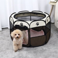 Szobakennel, hordozható kutya kennel, mobil kennel szállítóbox, fekhely kutyáknak