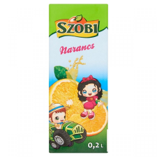  SZOBI Narancs 0,2l TETRA üdítő, ásványviz, gyümölcslé