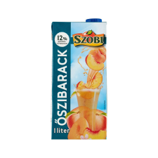 Szobi Őszibarack ízű üdítőital 12% - 1000Ml üdítő, ásványviz, gyümölcslé