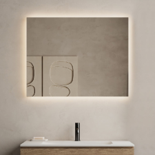  Szögletes tükör (LED világítás körbe) 70x70cm fürdőszoba bútor