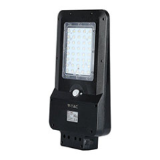  Szolár utcai LED lámpa mozgásérzékelővel (15 Watt/1600 Lumen) természetes fehér kültéri világítás