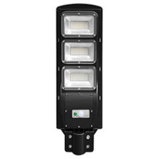 Szolár utcai LED lámpa mozgásérzékelővel, távirányítóval (1200lm) hideg fehér kültéri világítás