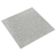  Szőnyeg 20 pcs Világosszürke 50 x 50 cm 100% Polipropilén lakástextília