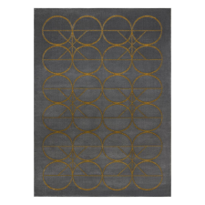  Szőnyeg ESTEMA CIRCLES szín grafitszürke 140x190 Hakano lakástextília