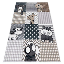 Szőnyeg FUN Pets gyerekeknek, állatok szürke 240x330 cm lakástextília