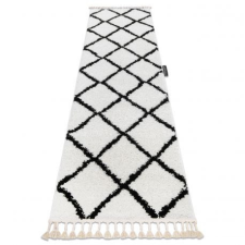  Szőnyeg, futószőnyeg BERBER CROSS fehér -60x250 cm lakástextília
