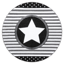  Szőnyeg kerek TINIES STAR szín szürke r140 Hakano lakástextília