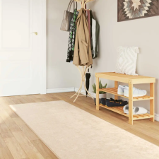  Szőnyeg Nyomtatás Krém 400 x 80 cm Poliészter és PVC lakástextília