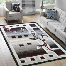 Szőnyeg OTTO 02 szürke-piros 240 x 330 cm lakástextília