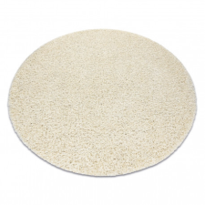 Szőnyeg SOFFI kör shaggy 5cm krém kerék 120 cm lakástextília