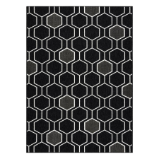 Szőnyeg WINK HEXAGON szín fekete 160x230 Hakano lakástextília