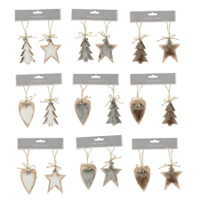  Szőrös akasztós dísz 9cm 2db-os dekorációs kellék