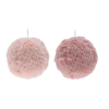  Szőrös gömb rózsaszín 8cm