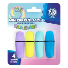  Szövegkiemelő ASTRA mini 4 szín/bliszter filctoll, marker