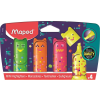  Szövegkiemelő készlet, 1-5 mm, MAPED "Pixel Party Mini", 4 különböző szín