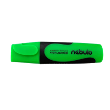  Szövegkiemelő NEBULO neonzöld filctoll, marker