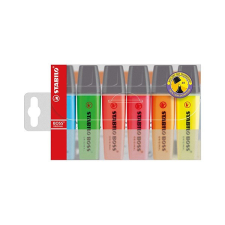  Szövegkiemelő STABILO Boss 6db-os készlet filctoll, marker