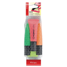 Szövegkiemelő STABILO neon 4db-os készlet filctoll, marker