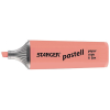  Szövegkiemelő Stanger 1-5 mm pasztellpiros