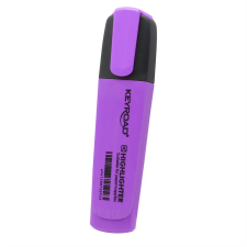  Szövegkiemelő vágott hegyű, lapos test Keyroad Fluo neon lila filctoll, marker