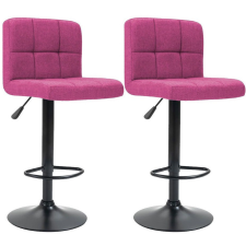 Szövet borítású bárszék 2 db, pink bútor