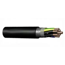  SZRMKVM-J 4x6mm2 Páncélozott földkábel, PVC0,6/1kV fekete villanyszerelés