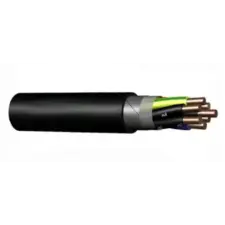  SZRMKVM-J 5x4mm2 Páncélozott földkábel, PVC0,6/1kV fekete villanyszerelés