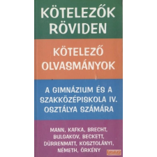 Szukits Kötelezők röviden (Gimnázium IV. osztály) antikvárium - használt könyv