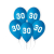Születésnap Happy Birthday Blue, Kék 30 léggömb, lufi 5 db-os 12 inch (30cm)