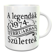  Születésnapi ajándék - Évszámos bögre bögrék, csészék