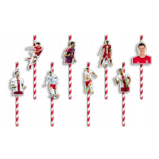 SZÜLETÉSNAPI BARÁTOK JELLEMZŐVEL - LEWANDOW.SKI focicsapat - 8 db. party kellék