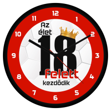  Születésnapi falióra - 18 felett falióra