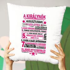 Születésnapi párna nőknek - Ajándék szülinapra lakástextília