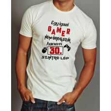  Születésnapi póló gamernek - Szintet lép