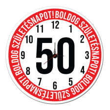 Szülinapi Falióra - Boldog Születésnapot 50 OST013 falióra