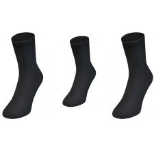 Szuntex zokni SZUNTEX FROTTÍRTALPAS sportzokni 3 pár/cs fekete színben 47-50 női zokni
