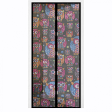  Szúnyogháló ajtóra mágneses, Baglyok 100×210cm szúnyogháló