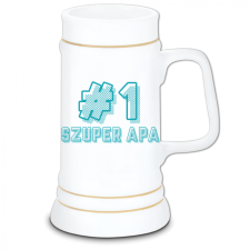 Szuper Apa #1 - Kerámia Söröskorsó sörös pohár