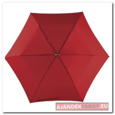 Szuper lapos mini esernyő, sötét piros esernyő