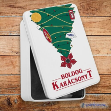 Szupicuccok Boldog Karácsonyt fém szendvicsdoboz (tároló doboz) uzsonnás doboz