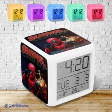 Szupicuccok Deadpool - FCK!  színváltós világító ébresztő óra ébresztőóra