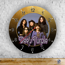 Szupicuccok Deep Purple - kör alakú üveg falióra falióra