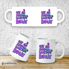 Szupicuccok Fortnite - Eat, Sleep, Loot, Repeat bögre bögrék, csészék