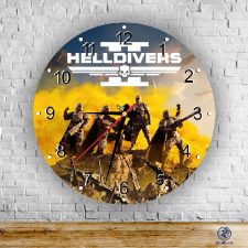 Szupicuccok Helldivers 2 üveg falióra falióra
