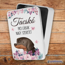 Szupicuccok Jó nagy szeretet- Tacskó fém szendvicsdoboz (tároló doboz) uzsonnás doboz
