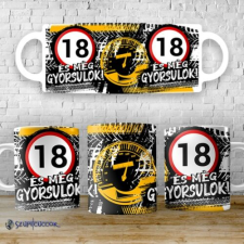 Szupicuccok Még gyorsulok - Születésnapos bögre (több féle) bögrék, csészék