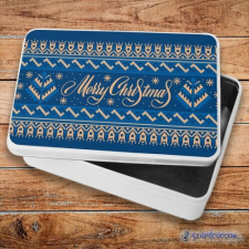 Szupicuccok Merry Christmas fém szendvicsdoboz (tároló doboz) uzsonnás doboz