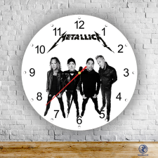 Szupicuccok Metallica - kör alakú üveg falióra falióra