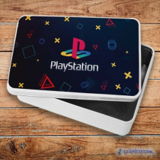 Szupicuccok Playstation logo fém szendvicsdoboz (tároló doboz) uzsonnás doboz